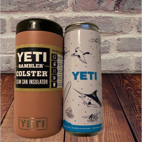 ❤️ New Yeti Rambler Colster Slim Can Insulator Sandstone Pink NWT - Picture 1 of 14